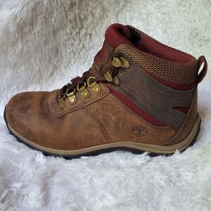 Timberland Norwood Hiking Boots 6.5 Brown Burgundy